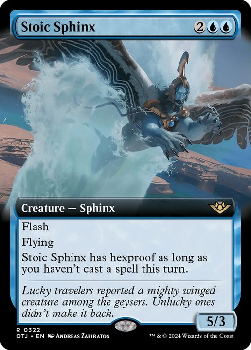 Stoic Sphinx in the group Magic the Gathering / Types / Colors / Blue at Proxyprinters.com (95436)