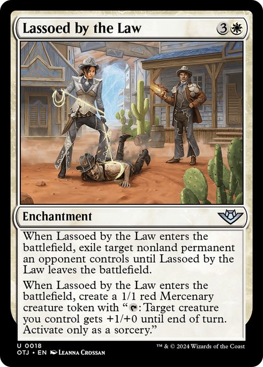 Lassoed by the Law in the group Magic the Gathering / Sets / Outlaws of Thunder Junction at Proxyprinters.com (95469)