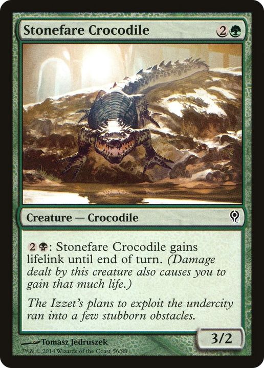 Stonefare Crocodile in the group Magic the Gathering / Types / Colors / Green at Proxyprinters.com (955)