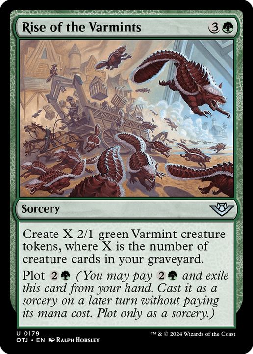 Rise of the Varmints in the group Magic the Gathering / Sets / Outlaws of Thunder Junction at Proxyprinters.com (95514)