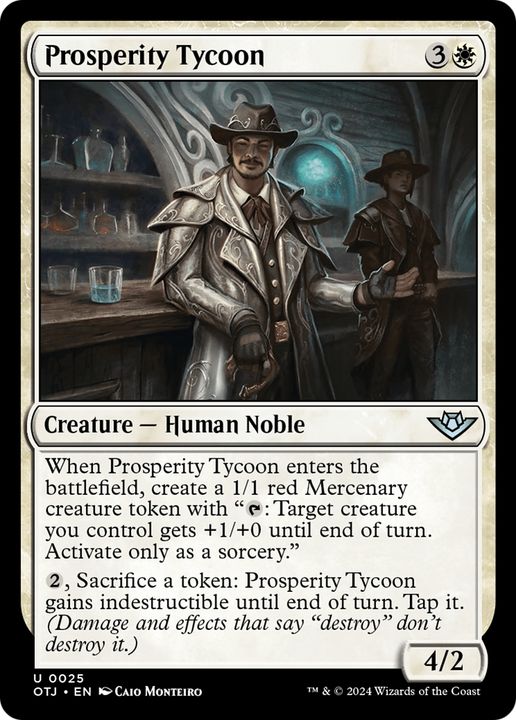 Prosperity Tycoon in the group Magic the Gathering / Sets / Outlaws of Thunder Junction at Proxyprinters.com (95525)