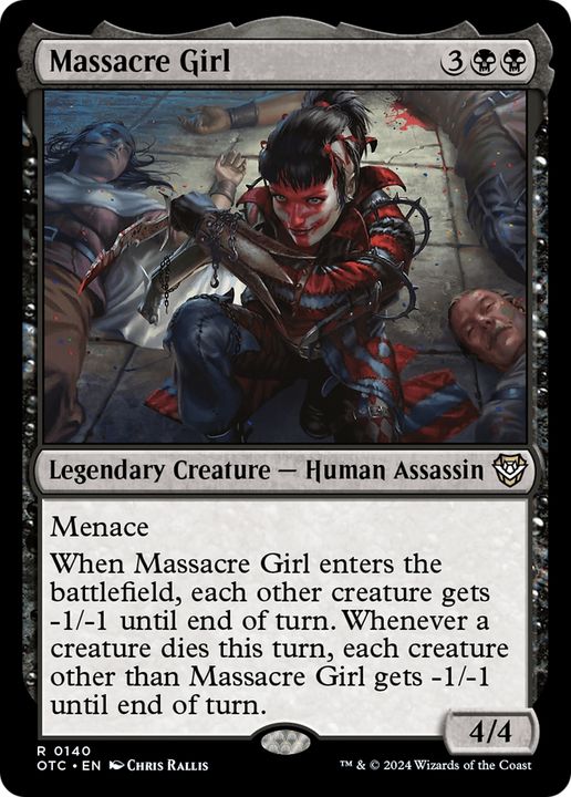 Massacre Girl in the group Magic the Gathering / Types / Colors / Black at Proxyprinters.com (95537)