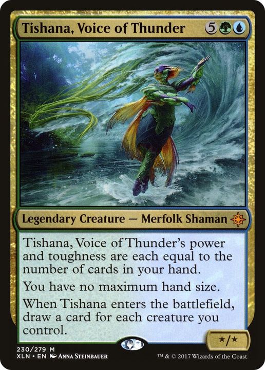 Tishana, Voice of Thunder in the group Magic the Gathering / Types / Colors / Multicolors / G, U at Proxyprinters.com (9554)