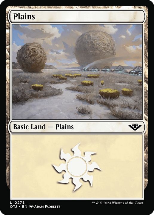 Plains in the group Magic the Gathering / Sets / Outlaws of Thunder Junction at Proxyprinters.com (95554)