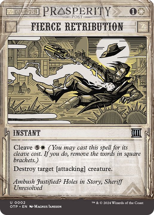 Fierce Retribution in the group Magic the Gathering / Sets / Breaking News at Proxyprinters.com (95606)