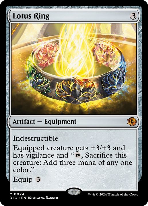 Lotus Ring in the group Magic the Gathering / Sets / The Big Score at Proxyprinters.com (95641)