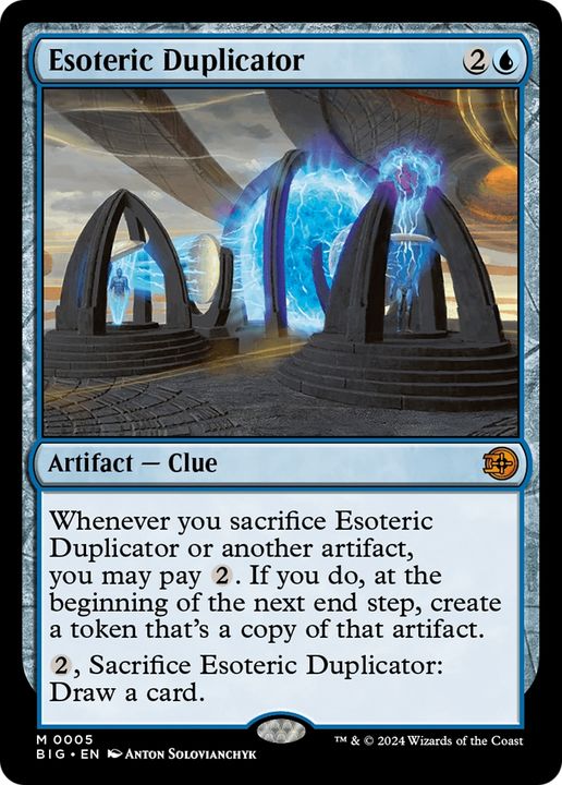 Esoteric Duplicator in the group Magic the Gathering / Sets / The Big Score at Proxyprinters.com (95669)