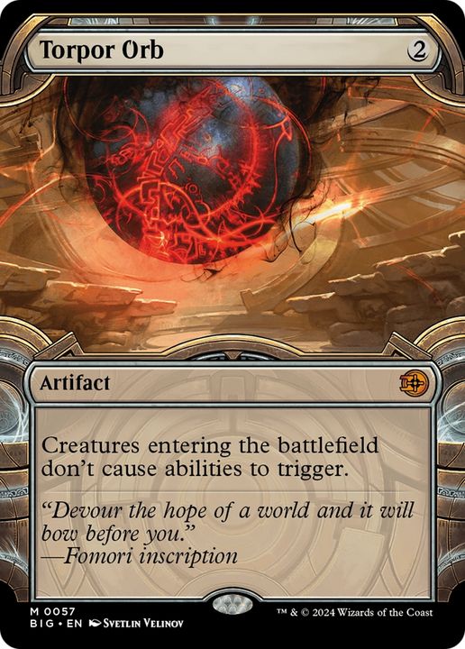 Torpor Orb in the group Magic the Gathering / Sets / The Big Score at Proxyprinters.com (95691)