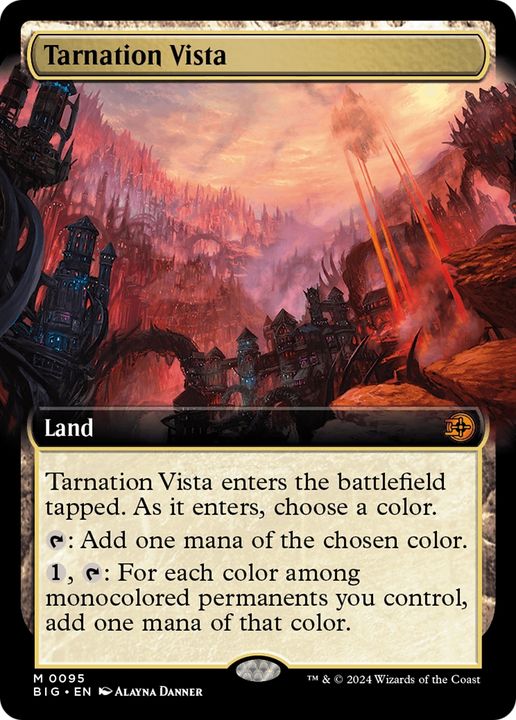 Tarnation Vista in the group Magic the Gathering / Sets / The Big Score at Proxyprinters.com (95693)