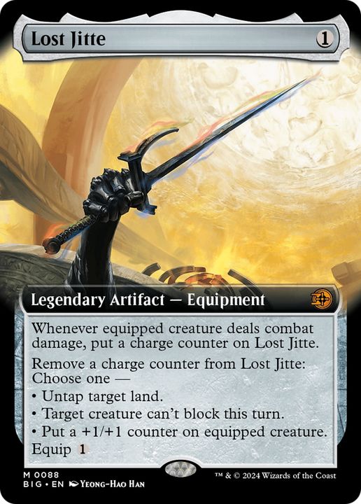 Lost Jitte in the group Magic the Gathering / Sets / The Big Score at Proxyprinters.com (95704)