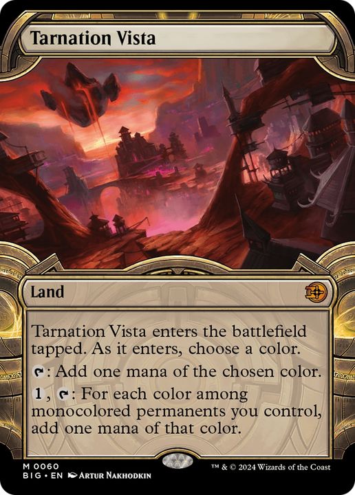 Tarnation Vista in the group Magic the Gathering / Sets / The Big Score at Proxyprinters.com (95711)