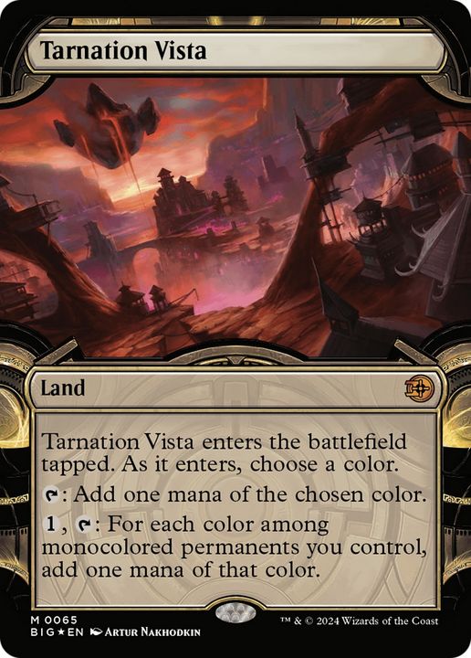 Tarnation Vista in the group Magic the Gathering / Sets / The Big Score at Proxyprinters.com (95713)