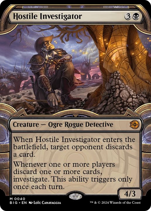 Hostile Investigator in the group Magic the Gathering / Sets / The Big Score at Proxyprinters.com (95717)