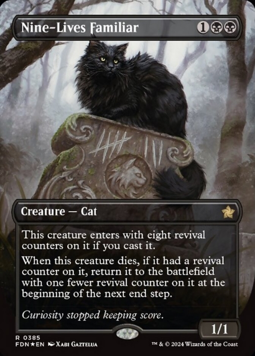 Nine-Lives Familiar in the group Magic the Gathering / Sets / Foundations at Proxyprinters.com (95749)