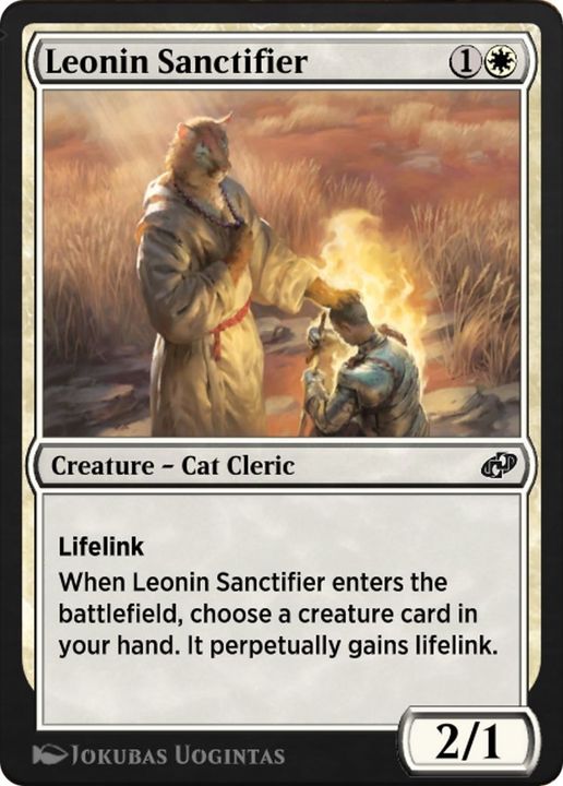 Leonin Sanctifier in the group Magic the Gathering / Sets / Jumpstart: Historic Horizons at Proxyprinters.com (958)