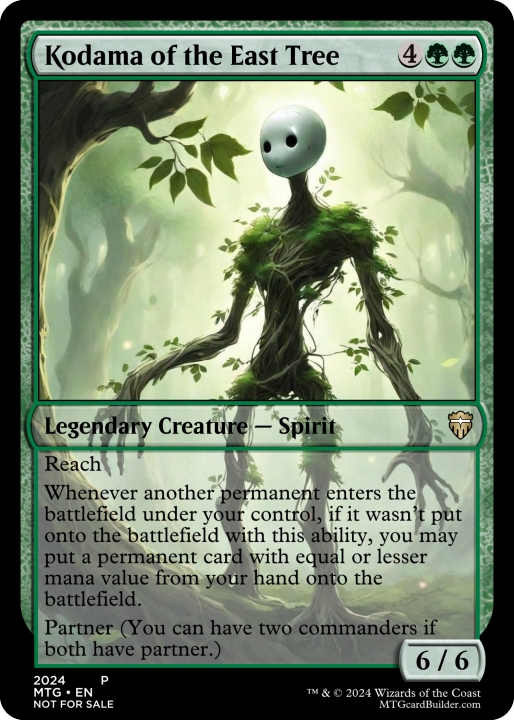 Kodama of the East Tree in the group Magic the Gathering / Sets / Custom Cards at Proxyprinters.com (95818)