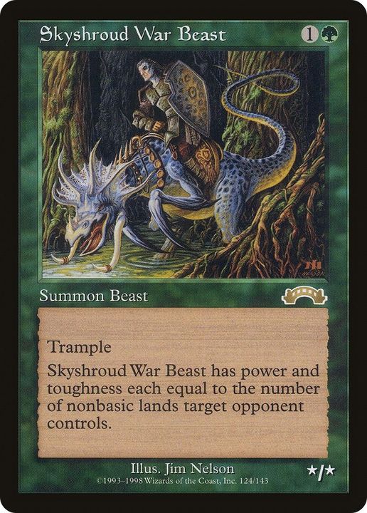 Skyshroud War Beast in the group Magic the Gathering / Types / Colors / Green at Proxyprinters.com (9583)