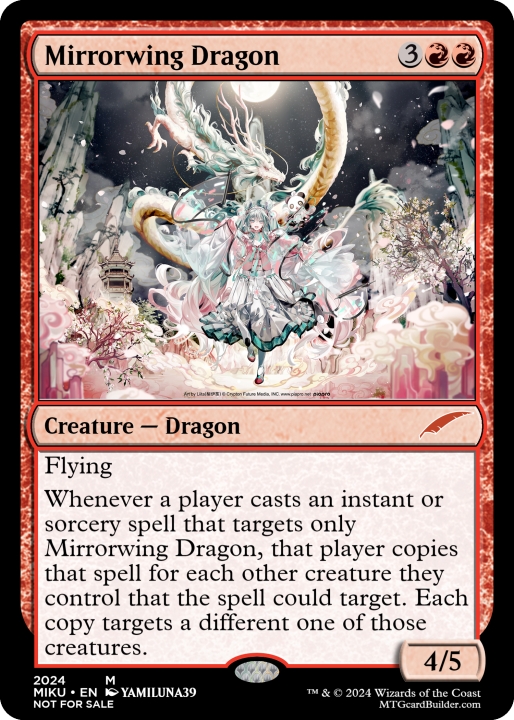 Mirrorswing Dragon in the group Magic the Gathering / Sets / Custom Cards at Proxyprinters.com (95835)