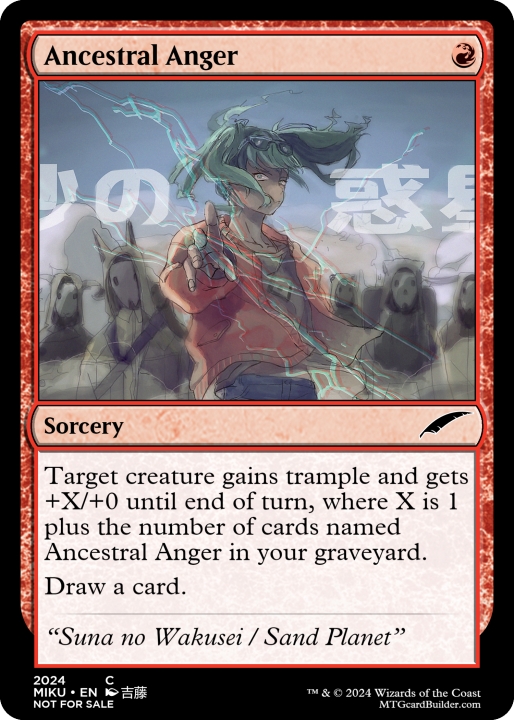 Ancestral Anger in the group Magic the Gathering / Sets / Custom Cards at Proxyprinters.com (95839)