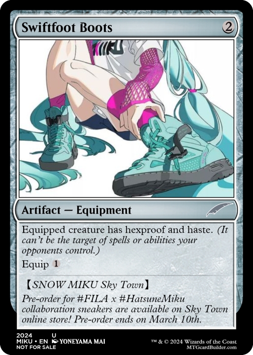 Swiftfoot Boots in the group Magic the Gathering / Sets / Custom Cards at Proxyprinters.com (95850)