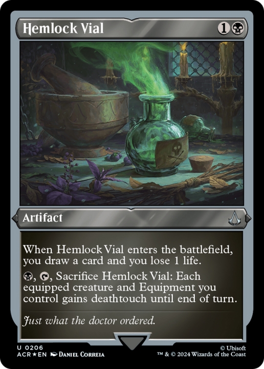 Hemlock Vial in the group Magic the Gathering / Sets / Assassin's Creed at Proxyprinters.com (95883)