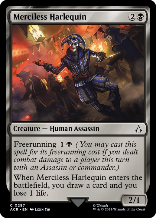 Merciless Harlequin in the group Magic the Gathering / Sets / Assassin's Creed at Proxyprinters.com (95887)