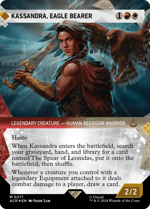 Kassandra, Eagle Bearer in the group Magic the Gathering / Sets / Assassin's Creed at Proxyprinters.com (95891)