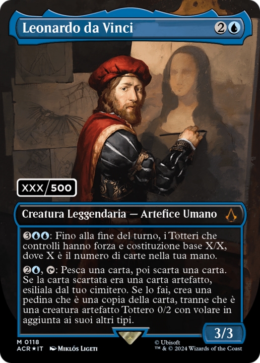 Leonardo da Vinci in the group Magic the Gathering / Sets / Assassin's Creed at Proxyprinters.com (95911)