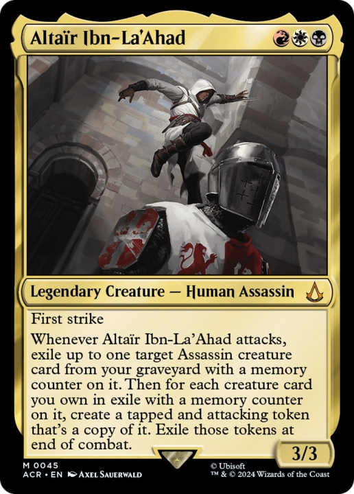 Altaïr Ibn-La'Ahad in the group Magic the Gathering / Sets / Assassin's Creed at Proxyprinters.com (95925)