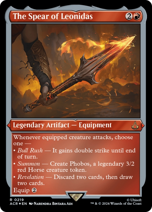 The Spear of Leonidas in the group Magic the Gathering / Sets / Assassin's Creed at Proxyprinters.com (95953)