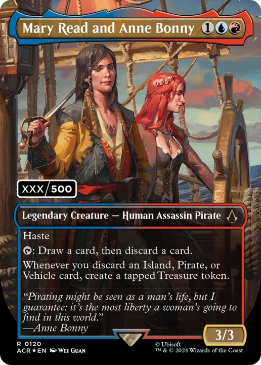 Mary Read and Anne Bonny in the group Magic the Gathering / Sets / Assassin's Creed at Proxyprinters.com (95954)