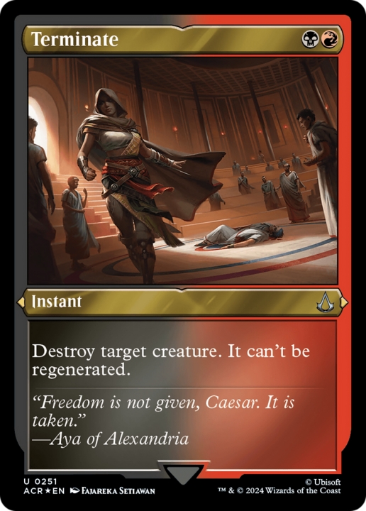 Terminate in the group Magic the Gathering / Sets / Assassin's Creed at Proxyprinters.com (95958)