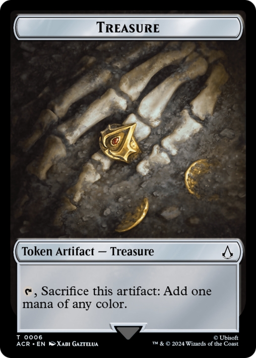 Treasure in the group Magic the Gathering / Sets / Assassin's Creed Tokens at Proxyprinters.com (95972)