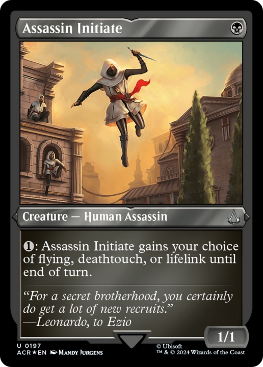 Assassin Initiate in the group Magic the Gathering / Sets / Assassin's Creed at Proxyprinters.com (95998)