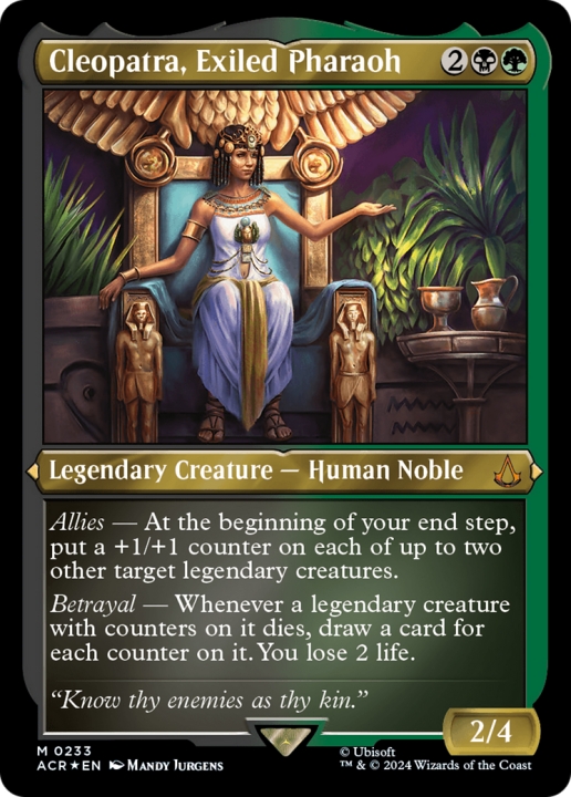 Cleopatra, Exiled Pharaoh in the group Magic the Gathering / Sets / Assassin's Creed at Proxyprinters.com (96010)