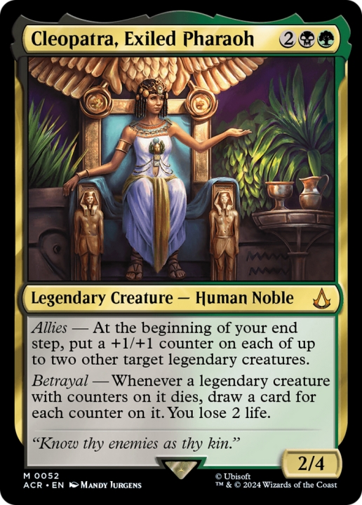 Cleopatra, Exiled Pharaoh in the group Magic the Gathering / Sets / Assassin's Creed at Proxyprinters.com (96018)