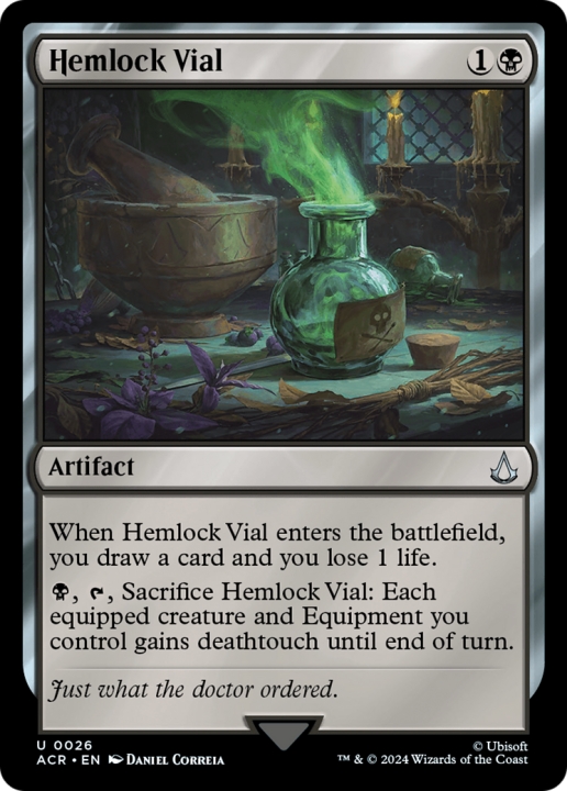 Hemlock Vial in the group Magic the Gathering / Sets / Assassin's Creed at Proxyprinters.com (96026)