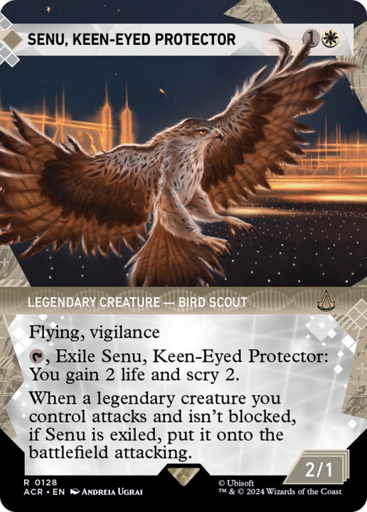 Senu, Keen-Eyed Protector in the group Magic the Gathering / Sets / Assassin's Creed at Proxyprinters.com (96053)