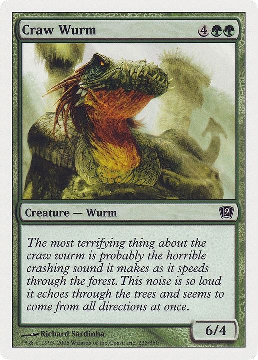 Craw Wurm in the group Magic the Gathering / Types / Colors / Green at Proxyprinters.com (9607)