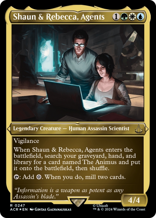 Shaun & Rebecca, Agents in the group Magic the Gathering / Sets / Assassin's Creed at Proxyprinters.com (96070)