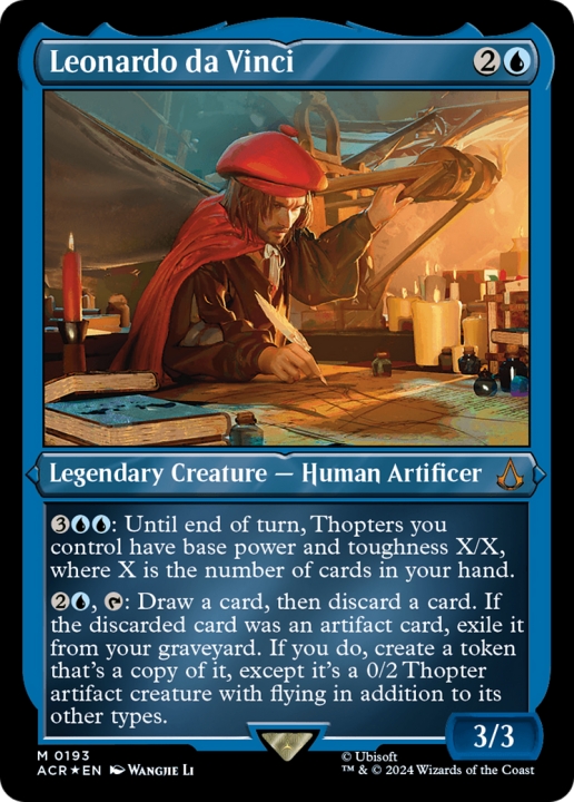 Leonardo da Vinci in the group Magic the Gathering / Sets / Assassin's Creed at Proxyprinters.com (96072)