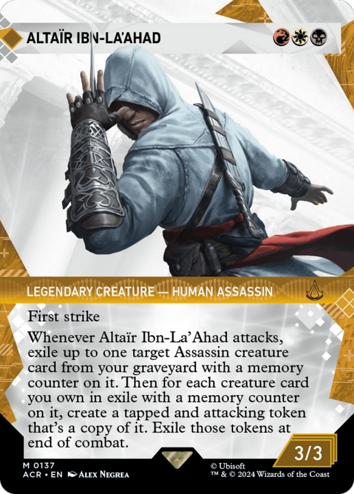 Altaïr Ibn-La'Ahad in the group Magic the Gathering / Sets / Assassin's Creed at Proxyprinters.com (96079)