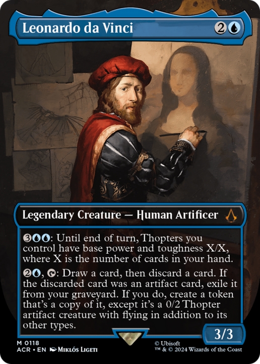 Leonardo da Vinci in the group Magic the Gathering / Sets / Assassin's Creed at Proxyprinters.com (96105)