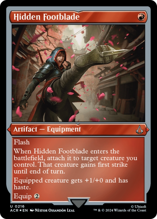 Hidden Footblade in the group Magic the Gathering / Sets / Assassin's Creed at Proxyprinters.com (96114)