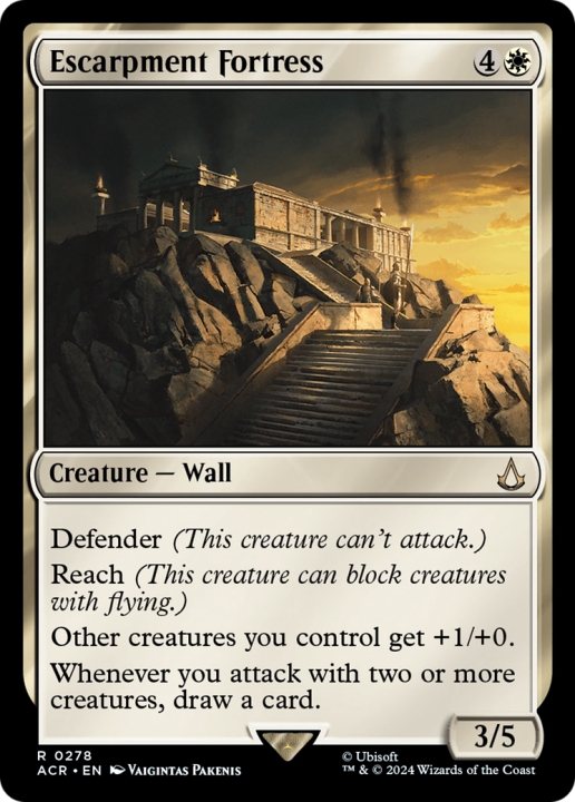 Escarpment Fortress in the group Magic the Gathering / Sets / Assassin's Creed at Proxyprinters.com (96115)