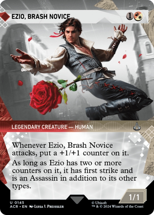 Ezio, Brash Novice in the group Magic the Gathering / Sets / Assassin's Creed at Proxyprinters.com (96120)