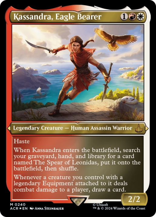 Kassandra, Eagle Bearer in the group Magic the Gathering / Sets / Assassin's Creed at Proxyprinters.com (96128)