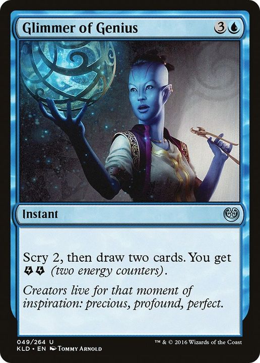 Glimmer of Genius in the group Magic the Gathering / Sets / Kaladesh at Proxyprinters.com (9613)