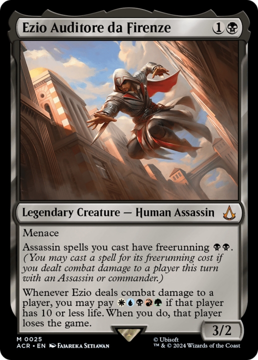 Ezio Auditore da Firenze in the group Magic the Gathering / Types / Colors / Black at Proxyprinters.com (96149)