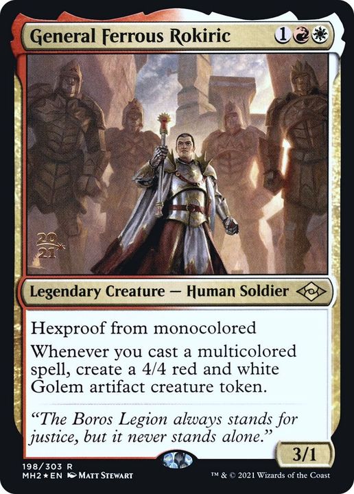 General Ferrous Rokiric in the group Magic the Gathering / Sets / Modern Horizons 3 at Proxyprinters.com (9615)